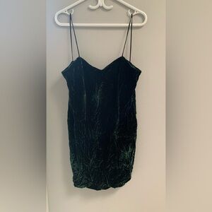 Vintage Le Chateau Made In Canada Velvet Dress (broken zipper)